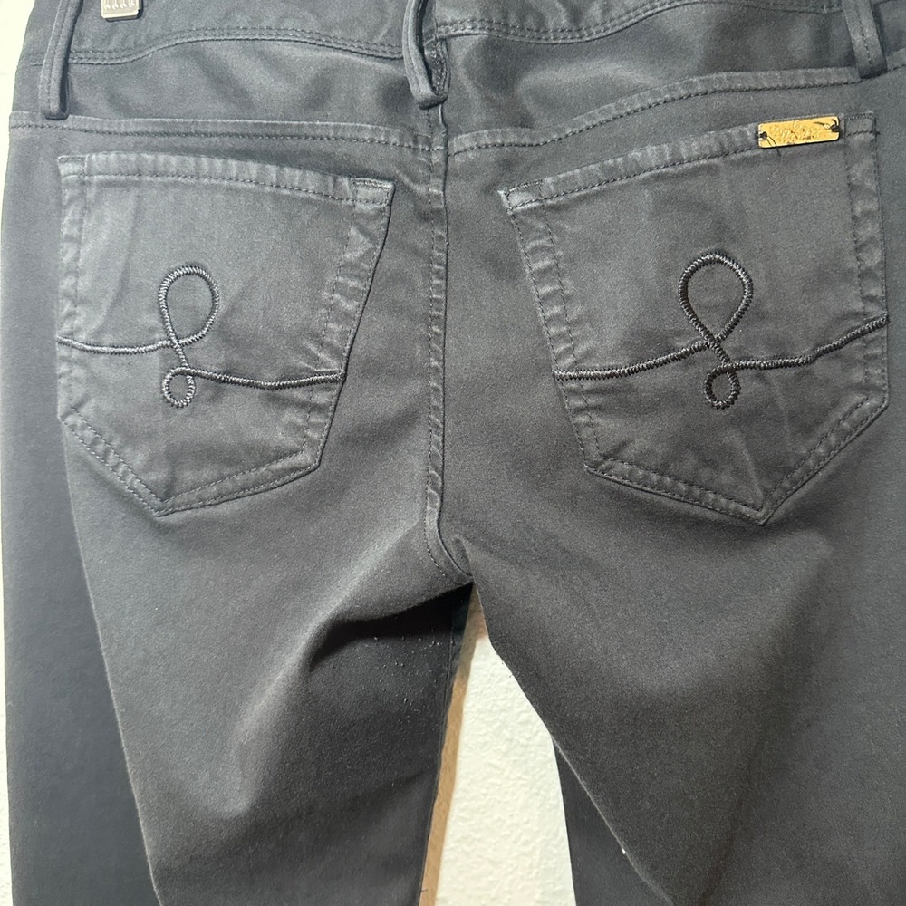 Lilly Pulitzer Worth Skinny Pants Black Low Rise Stretch Twill Size 2
